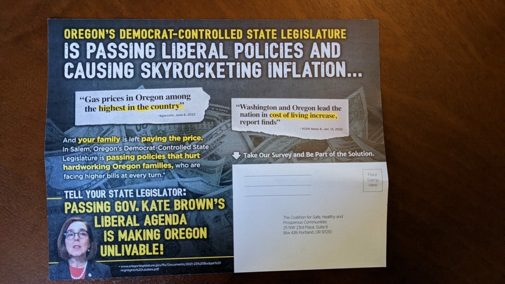 Mystery group sending anti-Democrat mailers, prepping web ads
